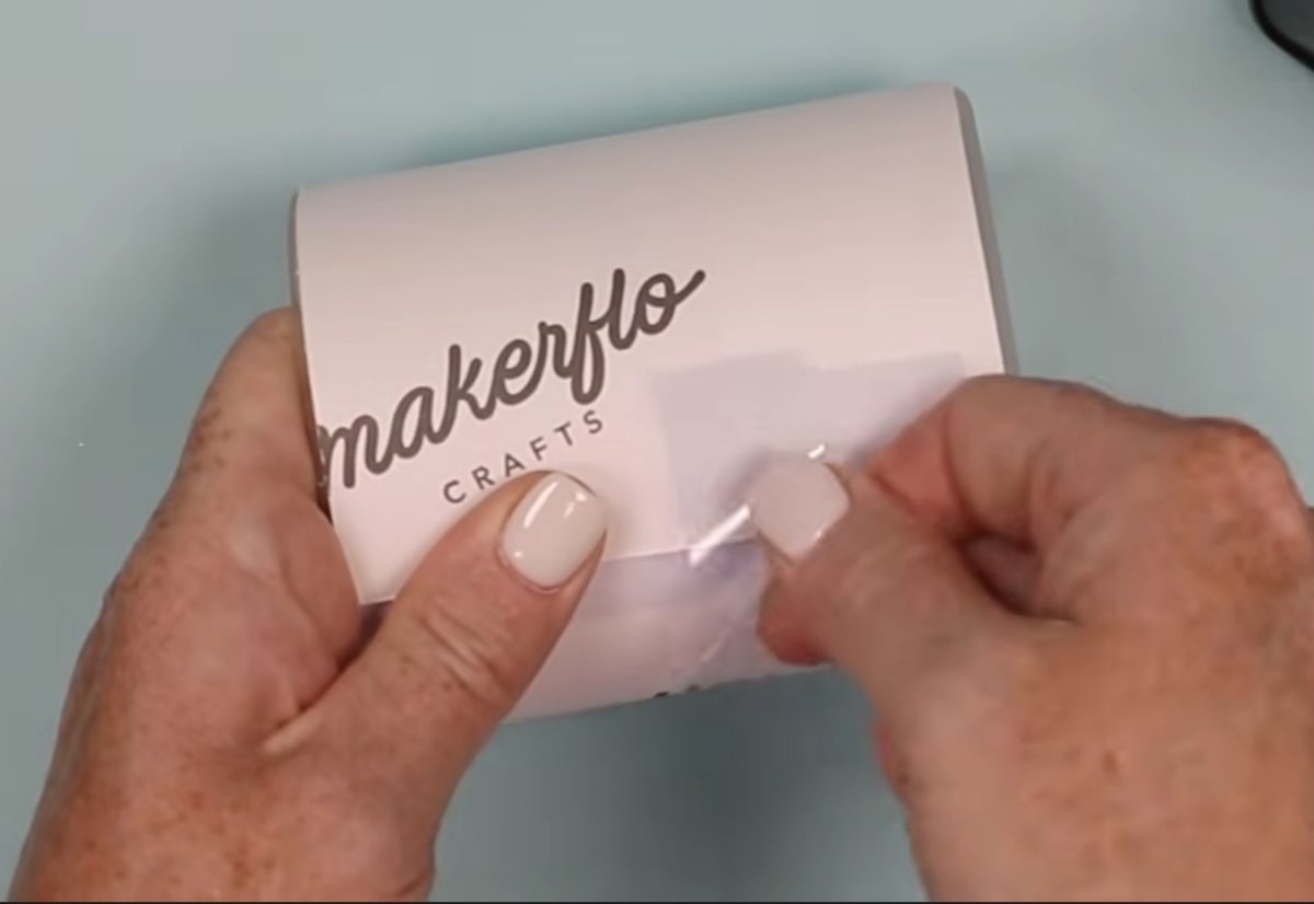 Secure print with heat-resistant tape.