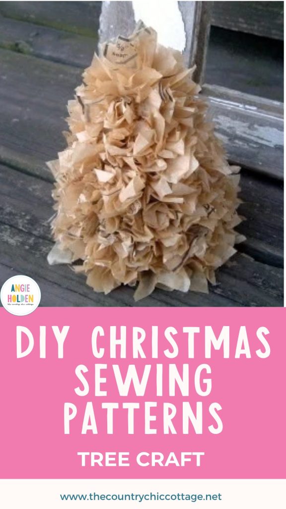 Christmas sewing patterns tree craft