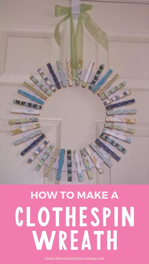 clothespin wreath