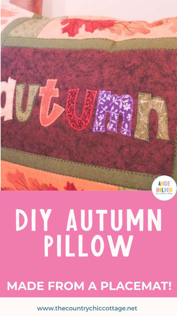 diy autumn pillow