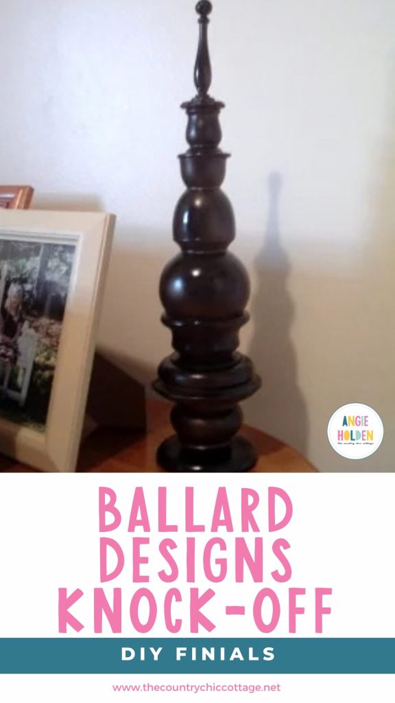 DIY ballard designs knock off finials