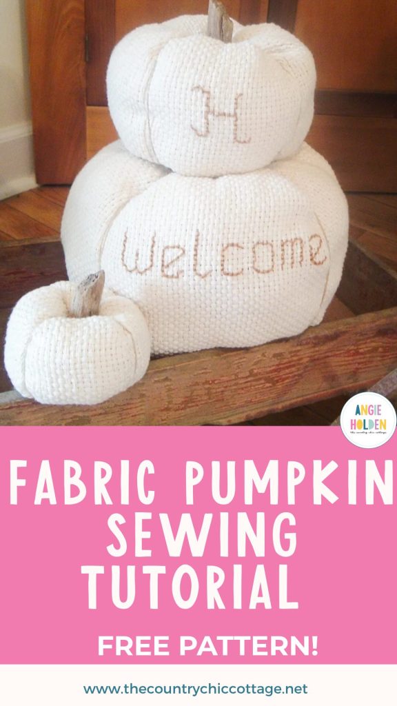 fabric pumpkins