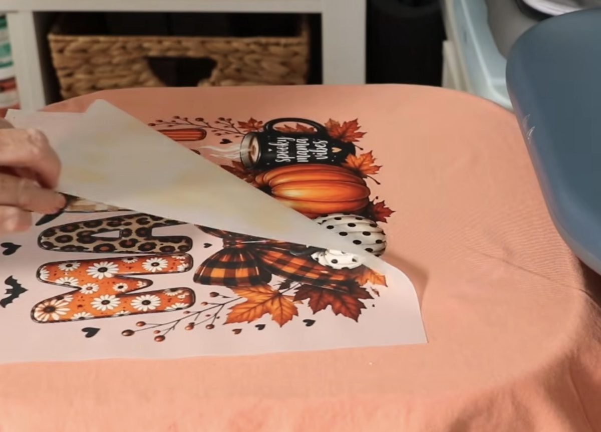 Remove the carrier sheet from the first layer.