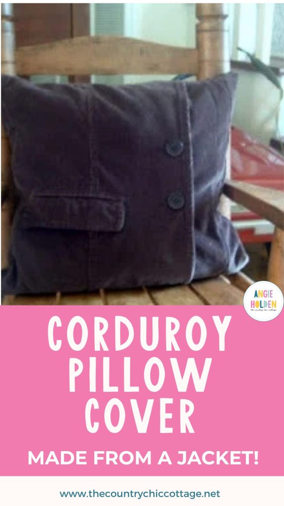 turn jacket into a pillow cover