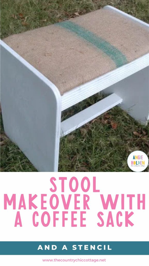 upholstering with a coffee sack