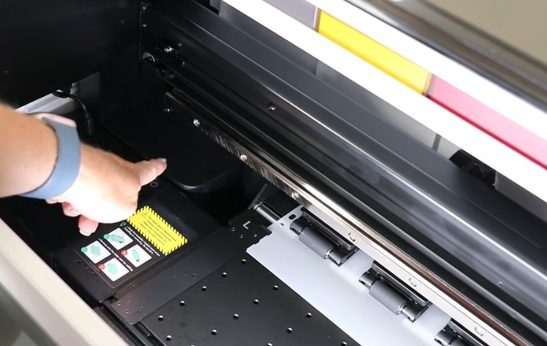 Changes inside the xTool Apparel Printer Plus.