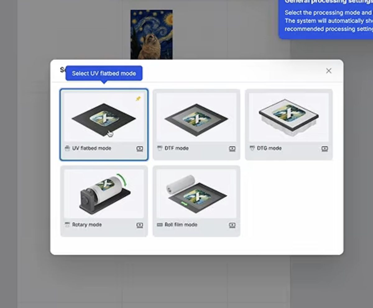 Choose the correct bed in xTool Studio.