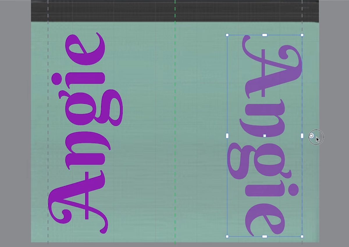 Name text added to the tumbler design.