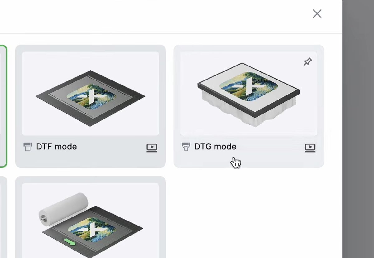 Choose the correct bed in xTool Studio.