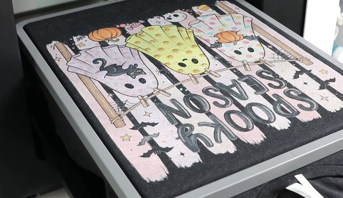 xTool Omni with colored ink printed on white ink.