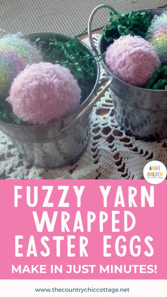 yarn wrapped easter eggs